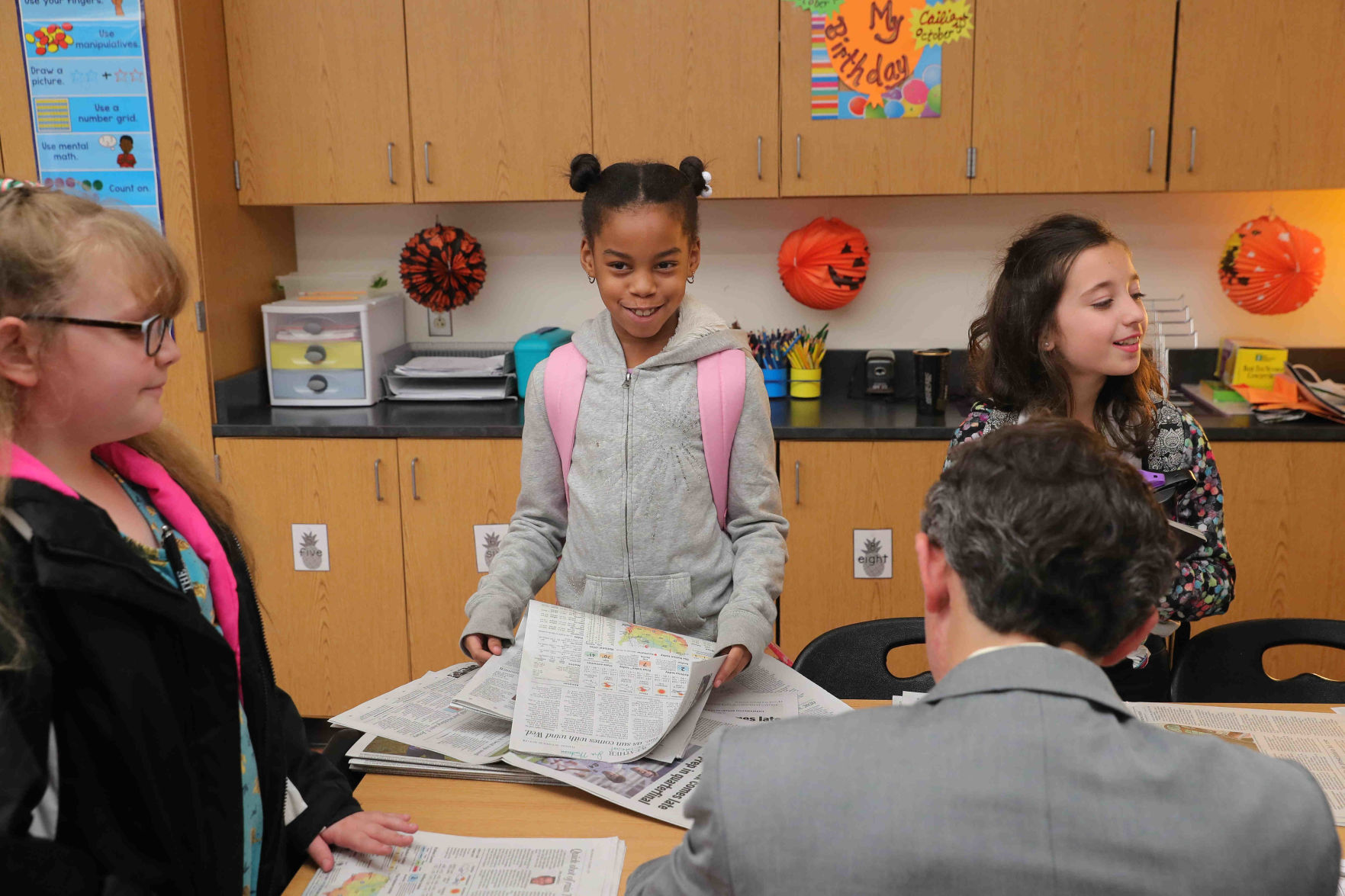 Meteorologist Joe Martucci at EHC Community School